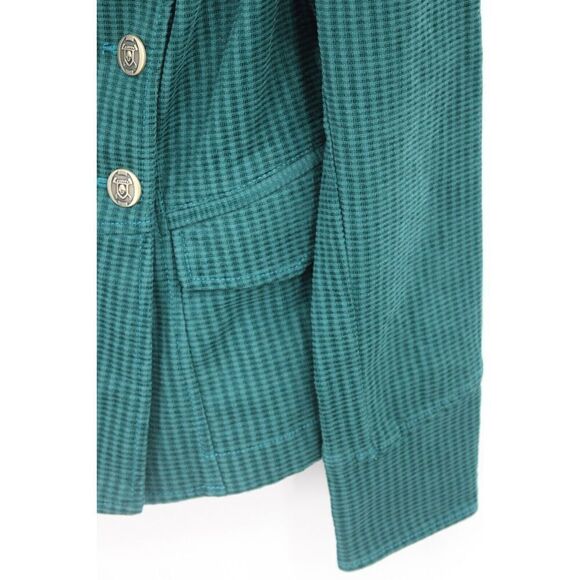 Cabi Lennon Jacket Teal Green Military Style #3913 Blazer Size Medium - Picture 5 of 10